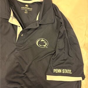 Colosseum Men's Dark Blue Penn State Polo